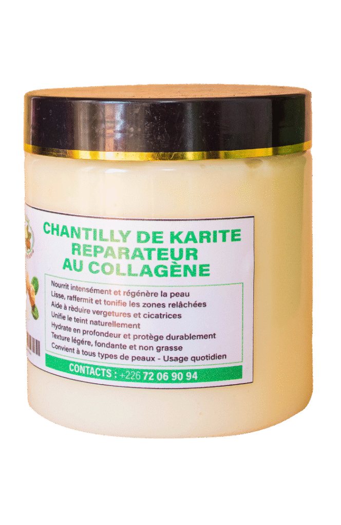 Chantilly de karité réparatrice au collagène simple