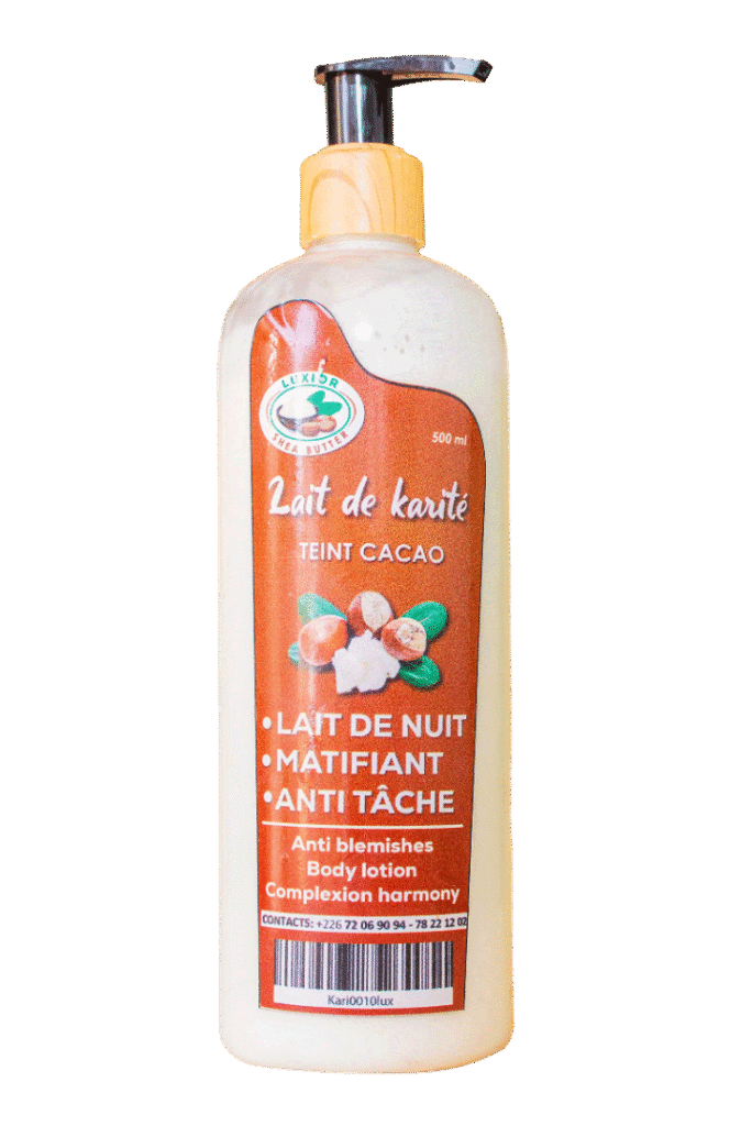 Lait de Karité Teint Cacao – 500 ml